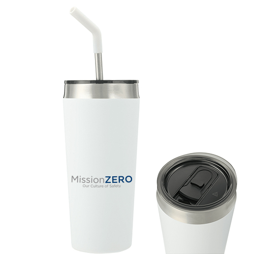 Ardent Company Store Faye Oz Vacuum Tumbler With Stainless Steel Straw